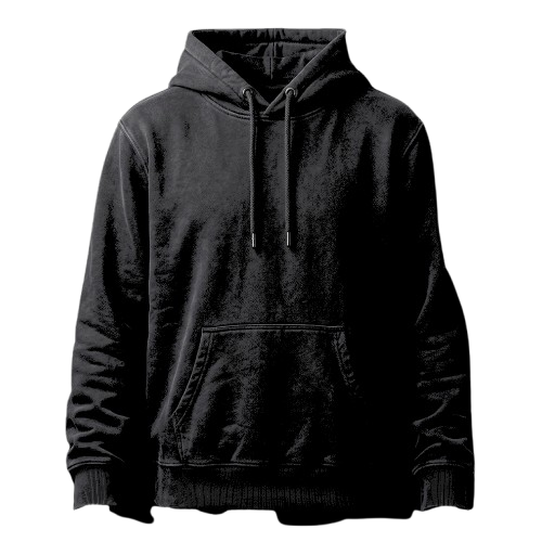 Featured Custom Washed Black Hoodie